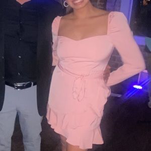 Pink revolve dress